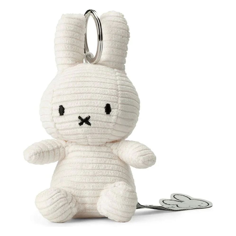 Corduroy Miffy Keychain Off White
