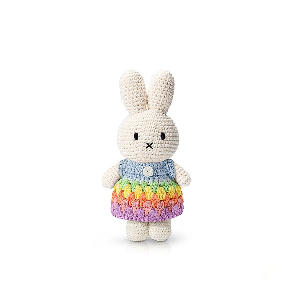 Just Dutch Miffy in her Pastel Rainbow Dress
