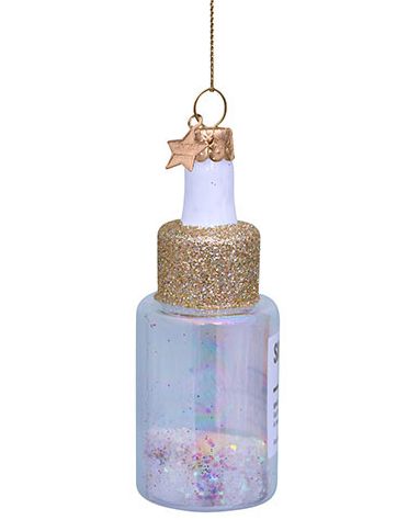 Vitamin Drops Glass Ornament