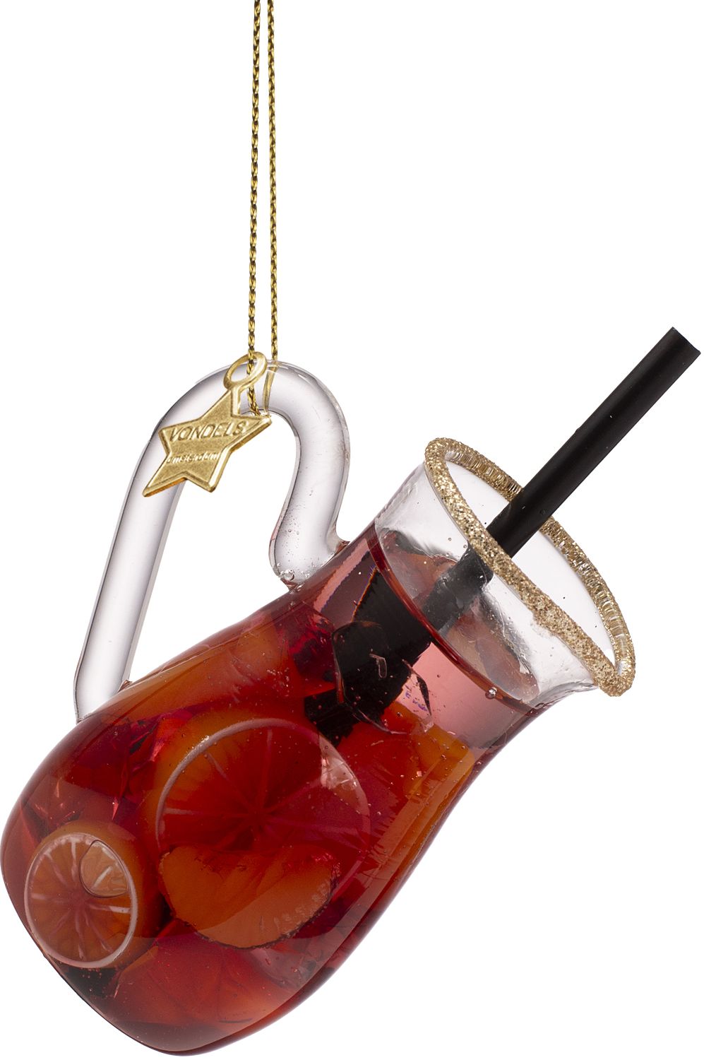Glass Ornament, Red Wine Sangria