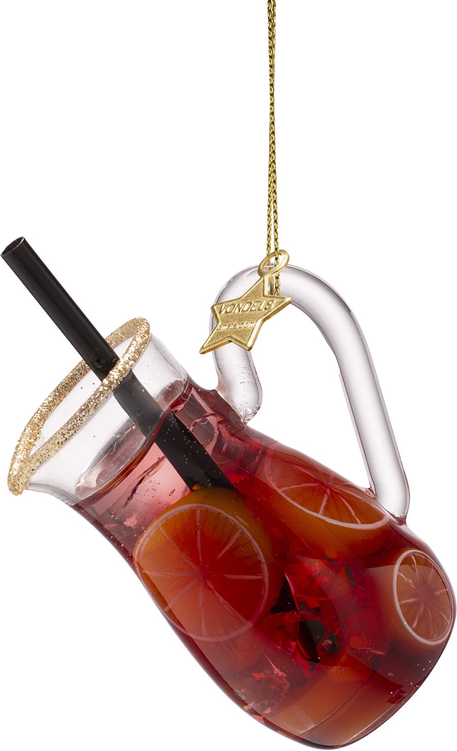 Glass Ornament, Red Wine Sangria