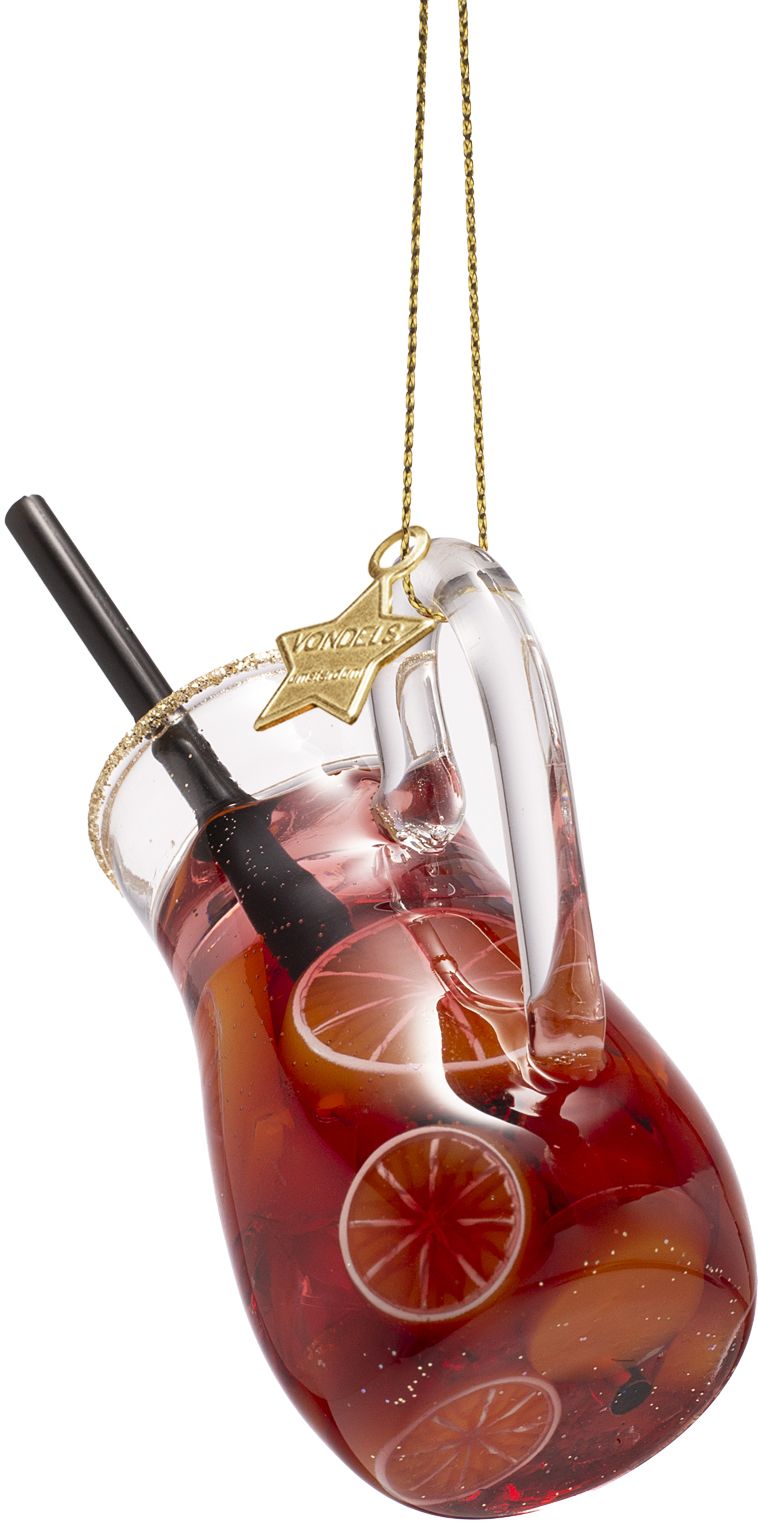Glass Ornament, Red Wine Sangria
