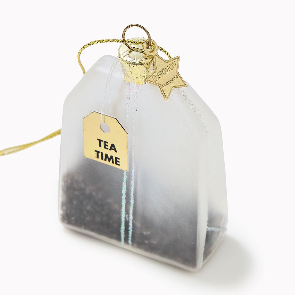 Glass Ornament, Tea Bag