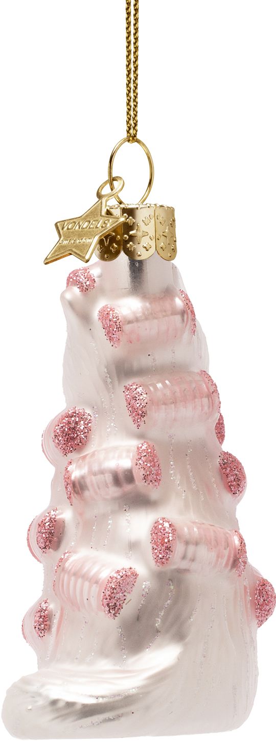 Glass Ornament, Beauty Cat with Curlers