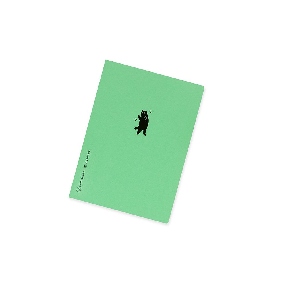 Dancing Black Cat Lined Journal | Paper Source