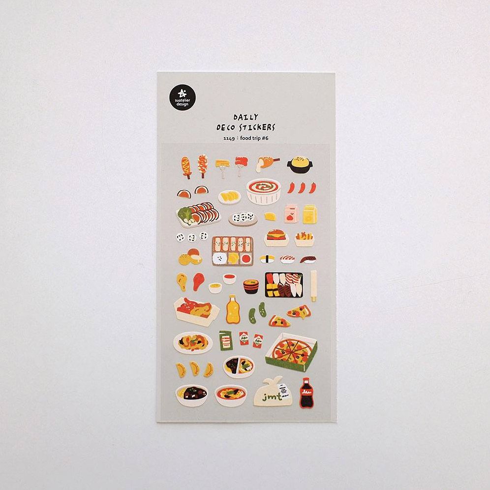 Food Trip Stickers