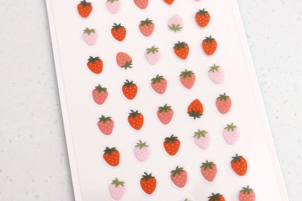 Strawberry mini sticker