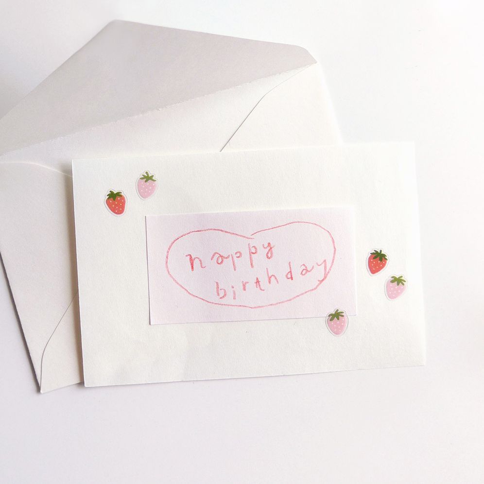 Strawberry mini sticker