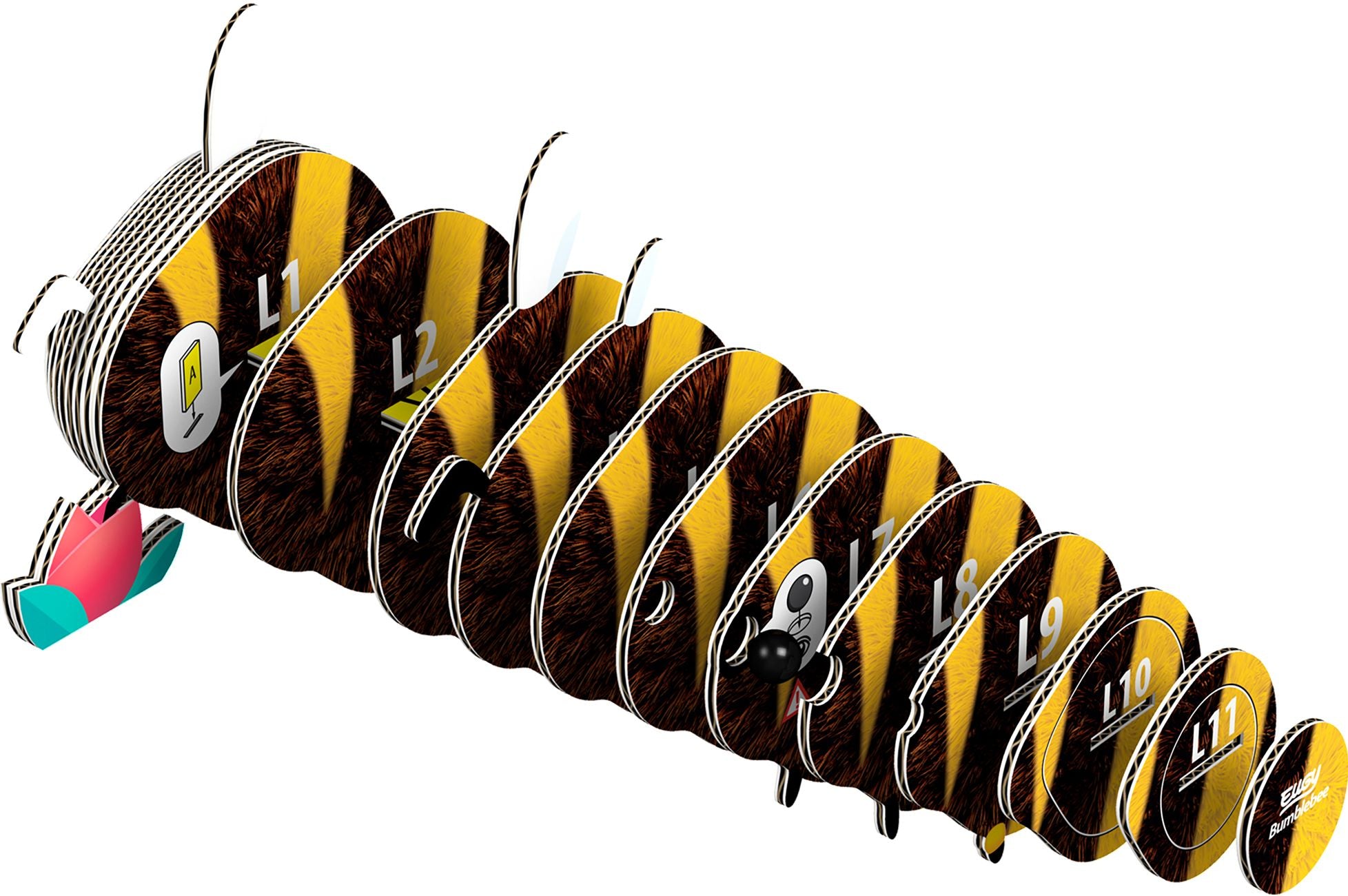 EUGY Bumblebee 3D Cardboard Model Kit