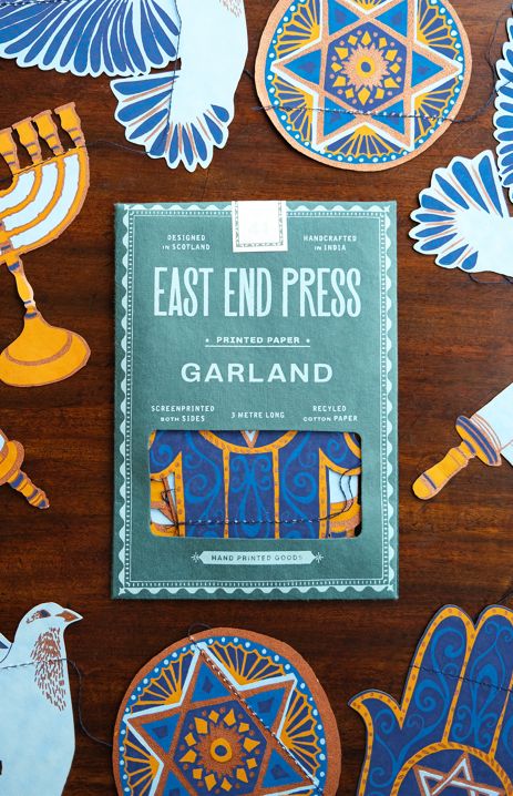 Hanukkah Sewn Garland
