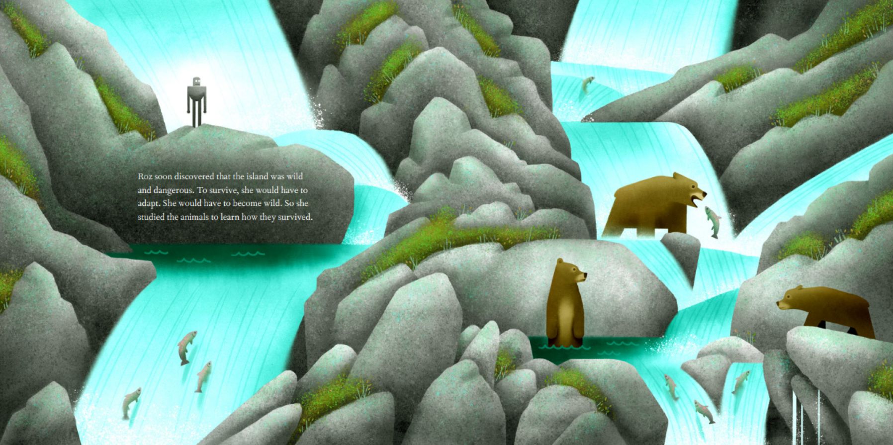 The Wild Robot on the Island: An Illustrated Picture Book Adaptation of The Wild Robot