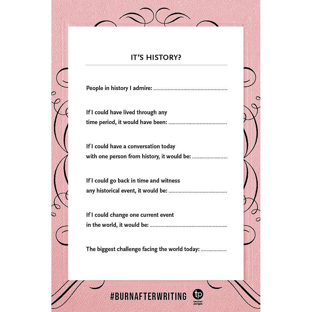 Burn After Writing (Pink) | Paper Source