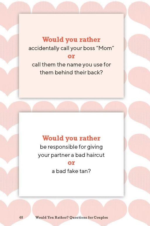 Would You Rather? Questions for Couples: Laugh and Grow Closer with Fun Conversations