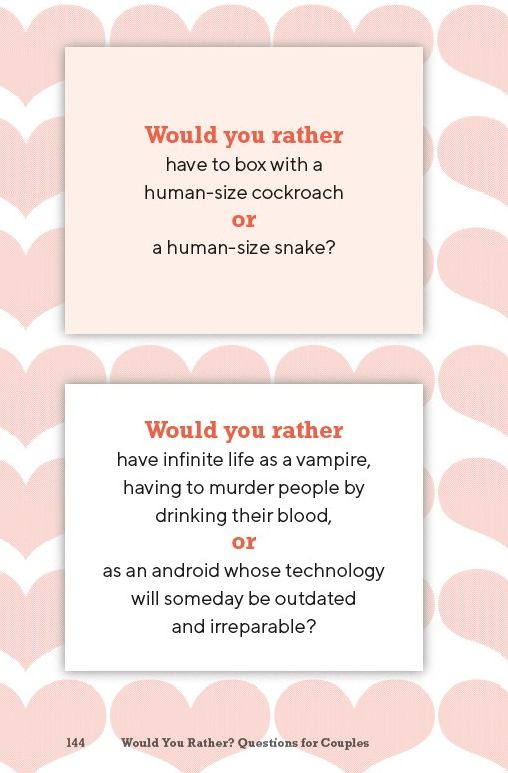 Would You Rather? Questions for Couples: Laugh and Grow Closer with Fun Conversations