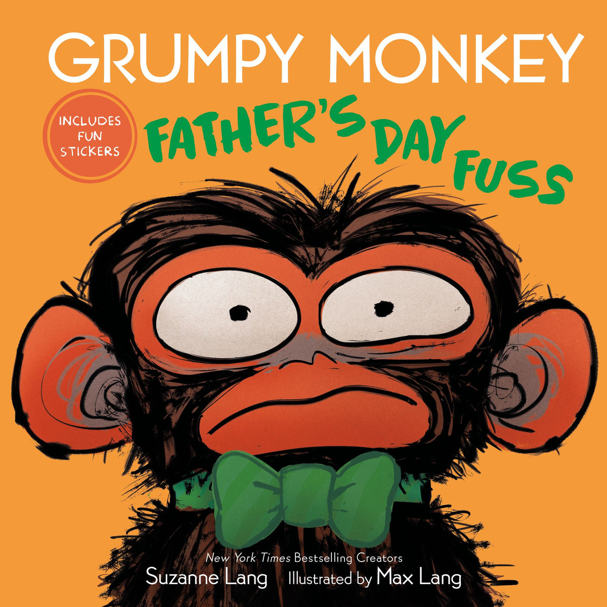 Grumpy Monkey Father's Day Fuss: Includes Fun Stickers! | Paper Source