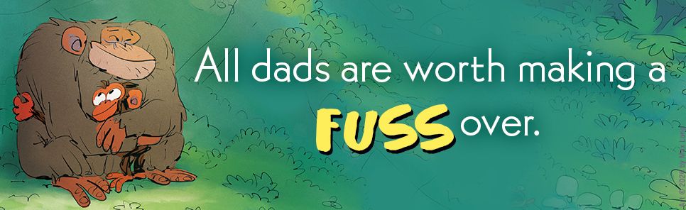 Grumpy Monkey Father's Day Fuss: Includes Fun Stickers!