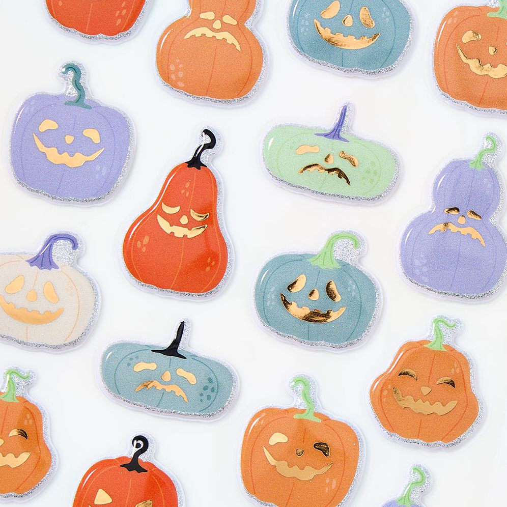 Puffy Pumpkin Sticker Sheet