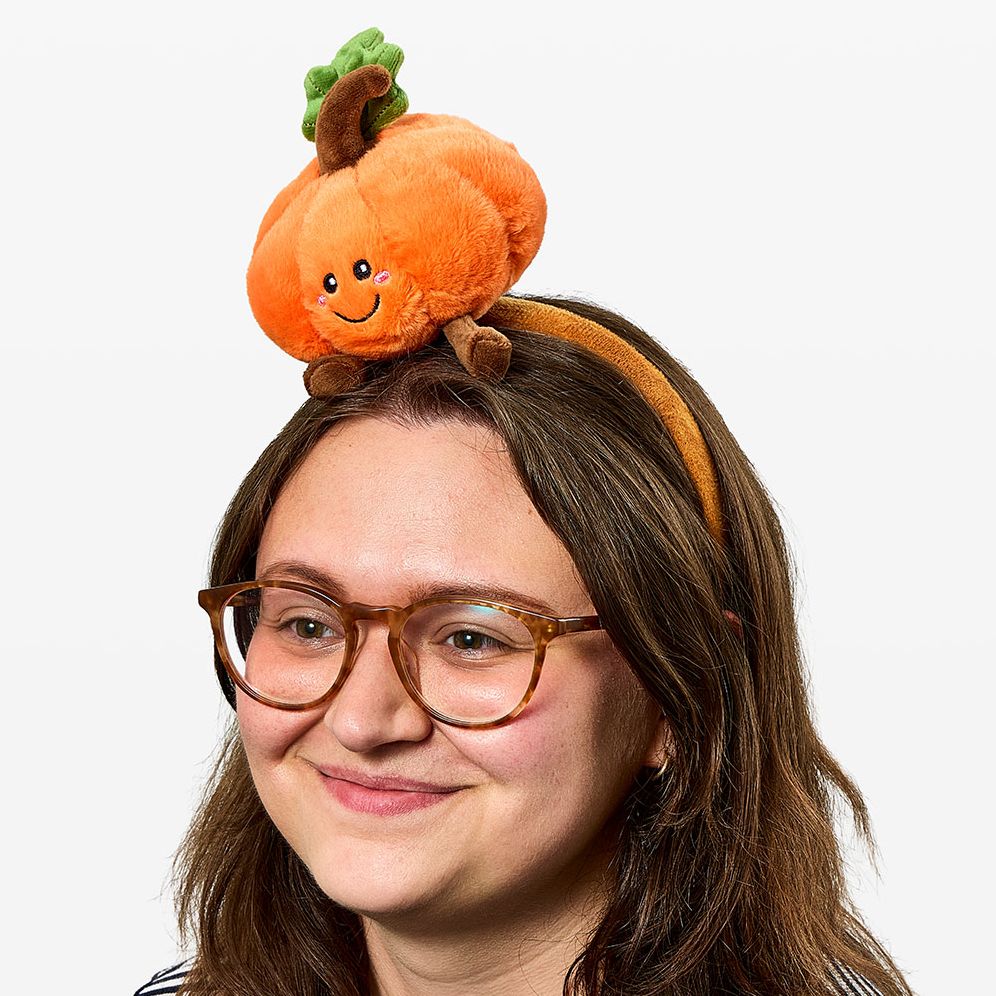 Plush Harvest Pumpkin Headband