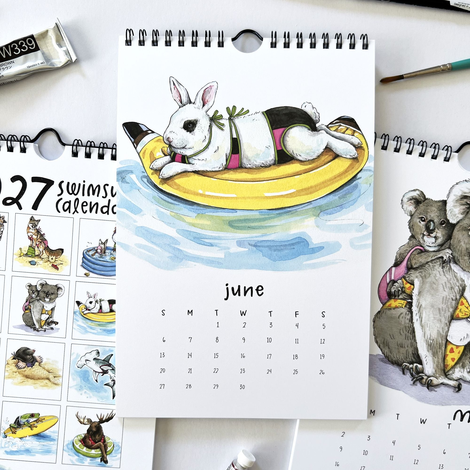 2027 Swimsuit Calendar by Paper Wilderness