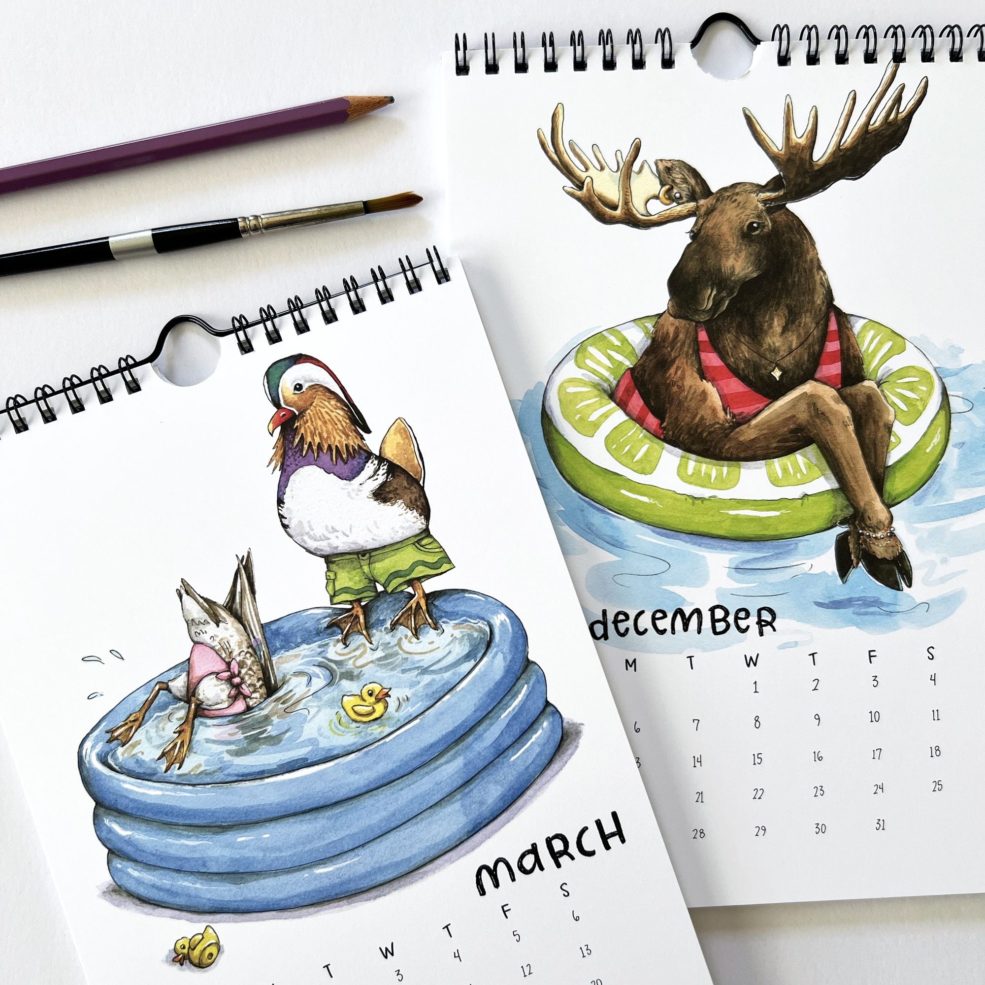 2027 Swimsuit Calendar by Paper Wilderness