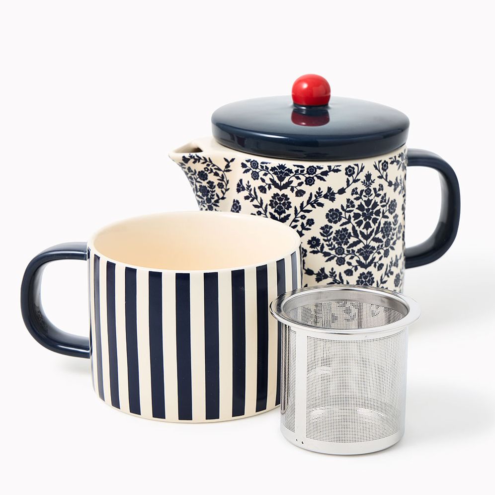 STRIPED TEA SET