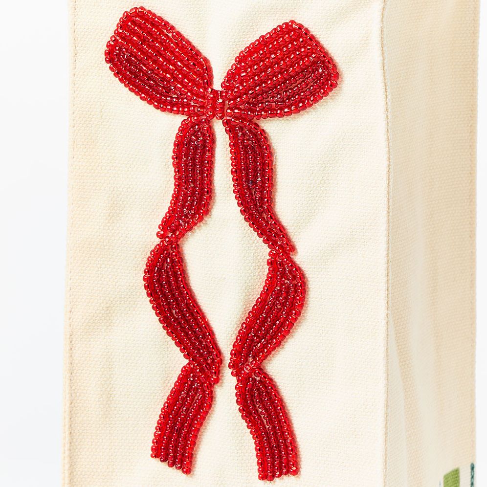 WINE TOTE W/ BOW