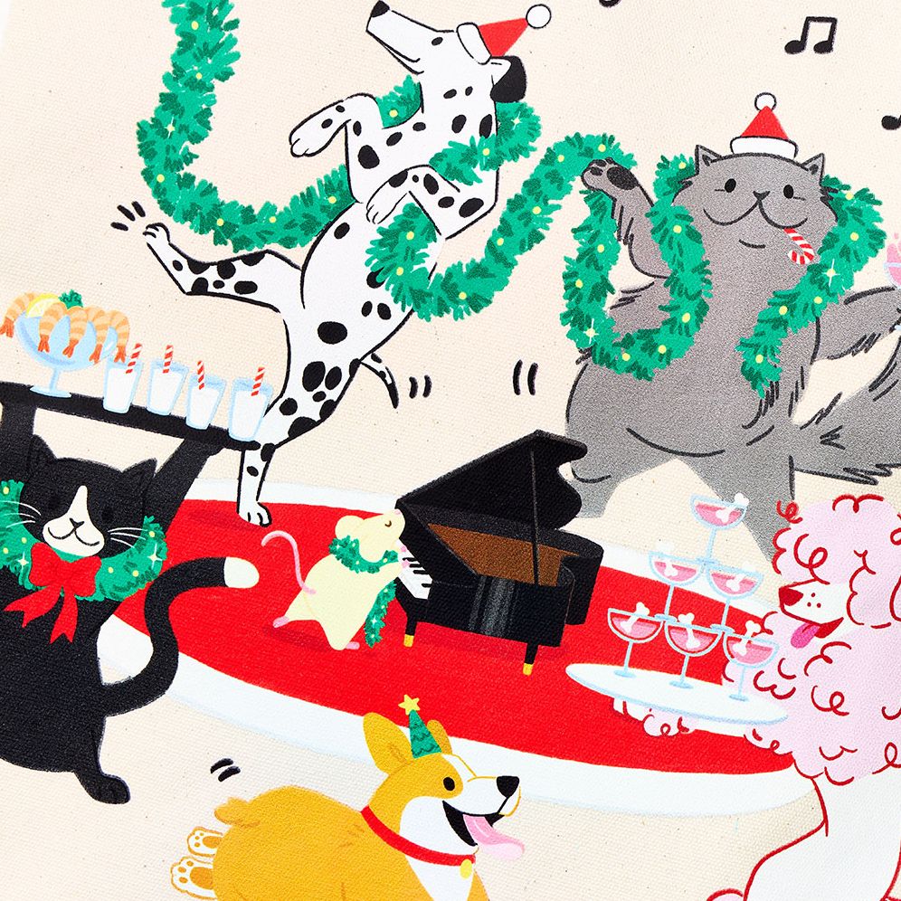 Critter Party Tote Bag