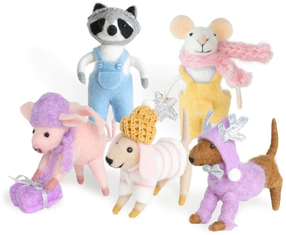Assorted Pastel Holiday Critters