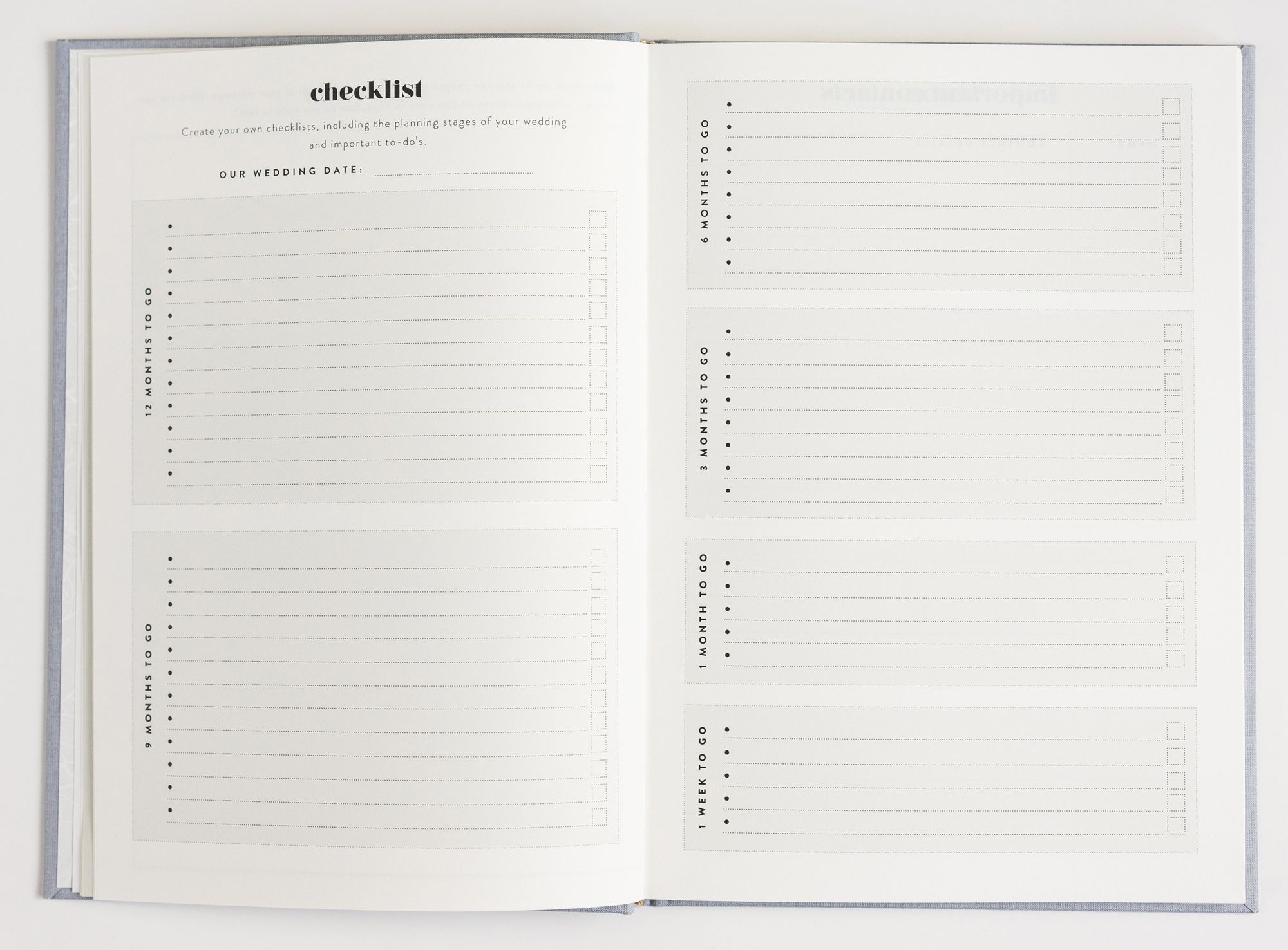 I Do Wedding Planning Journal