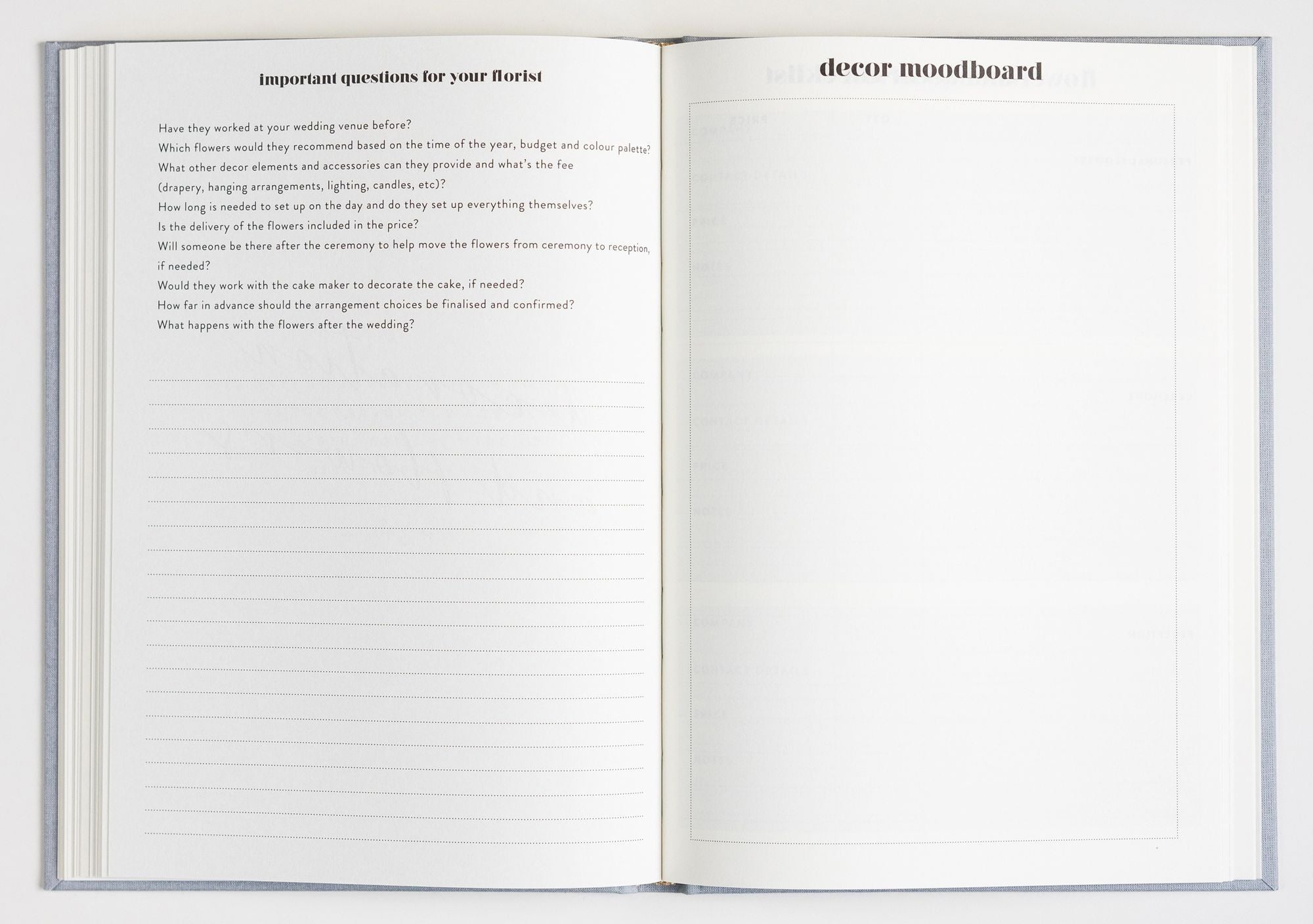 I Do Wedding Planning Journal