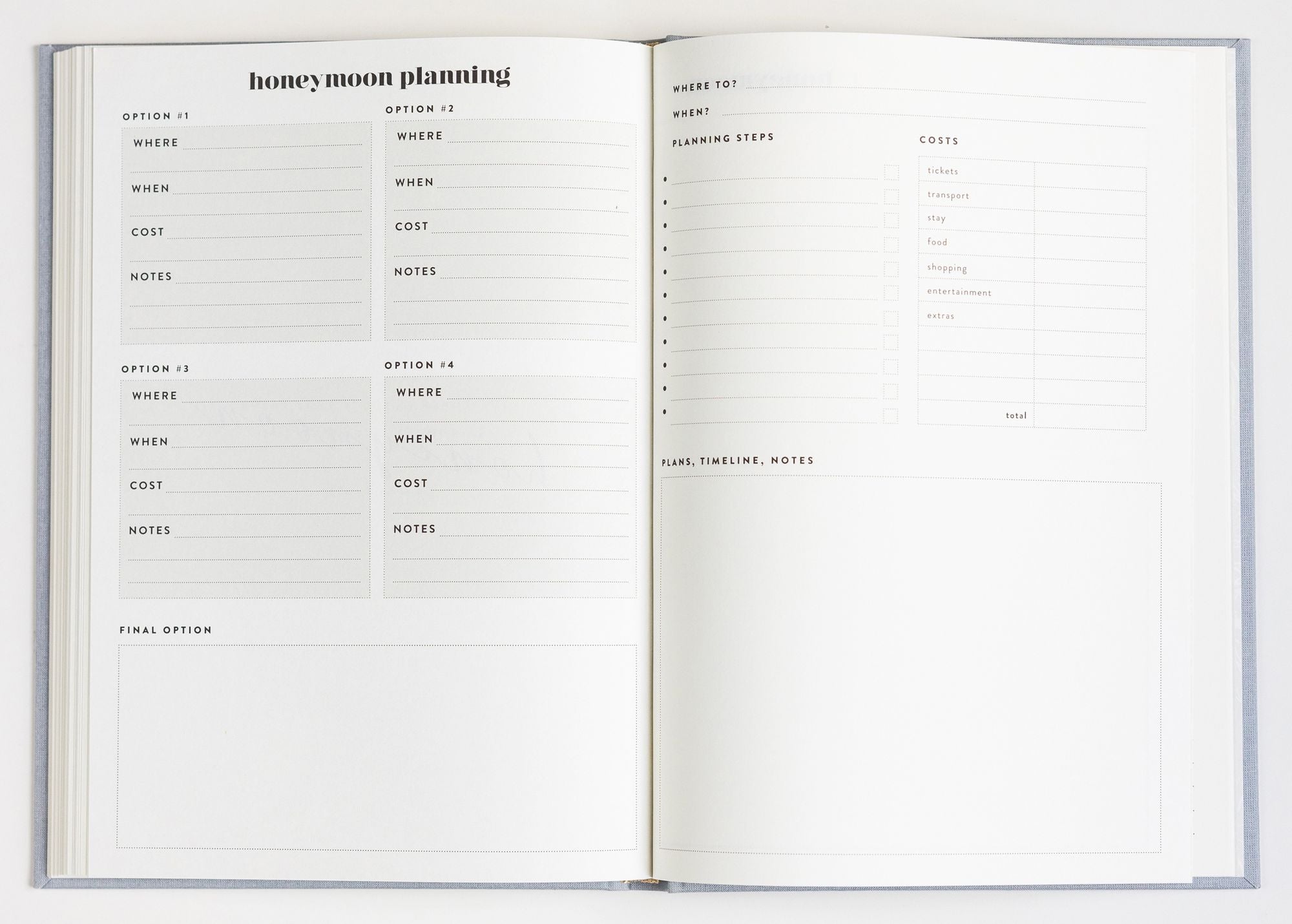 I Do Wedding Planning Journal