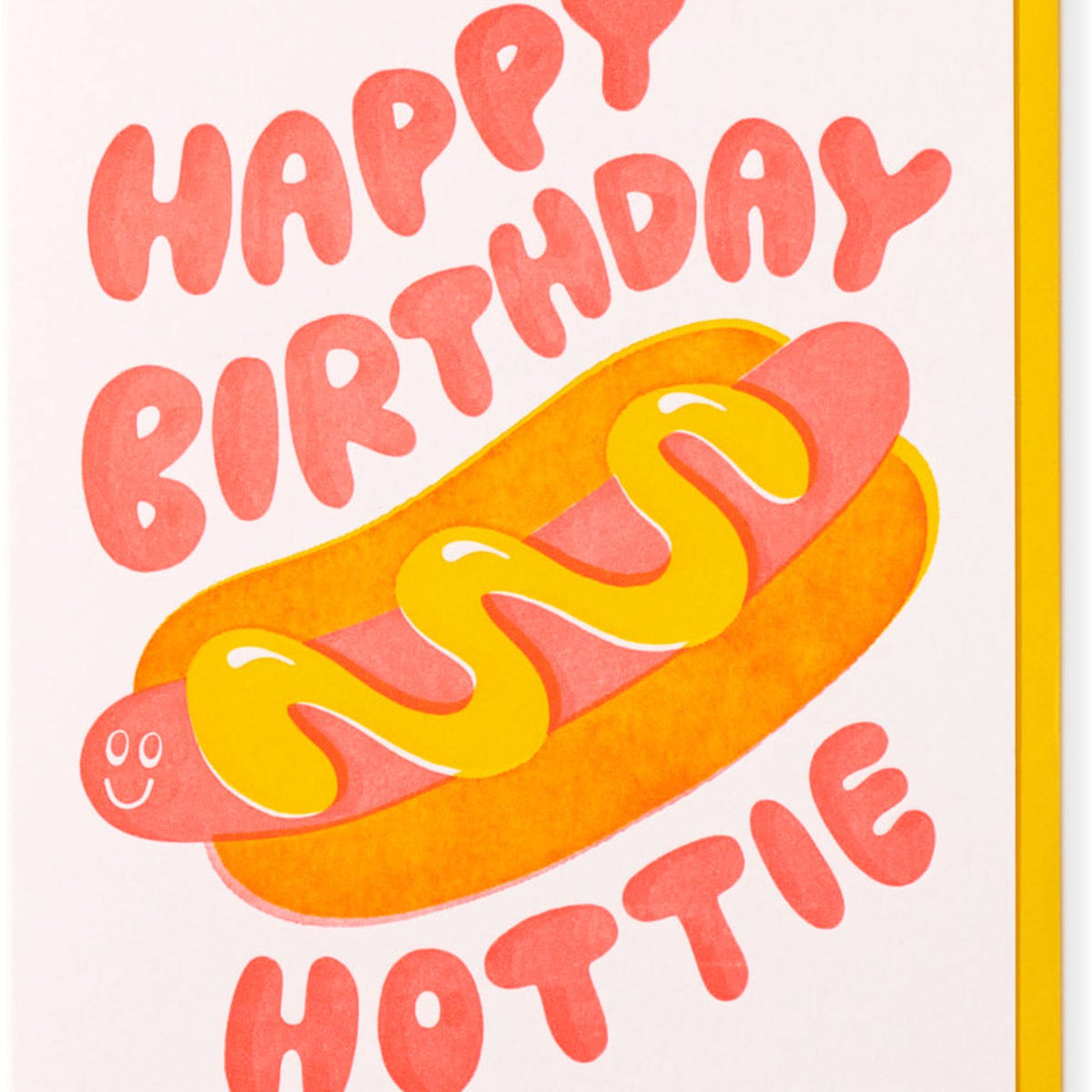 Hottie Hotdog Birthday Card