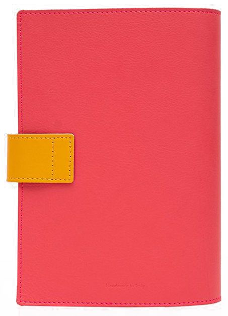 Pink Genuine Leather Journal with Snap | Paper Source