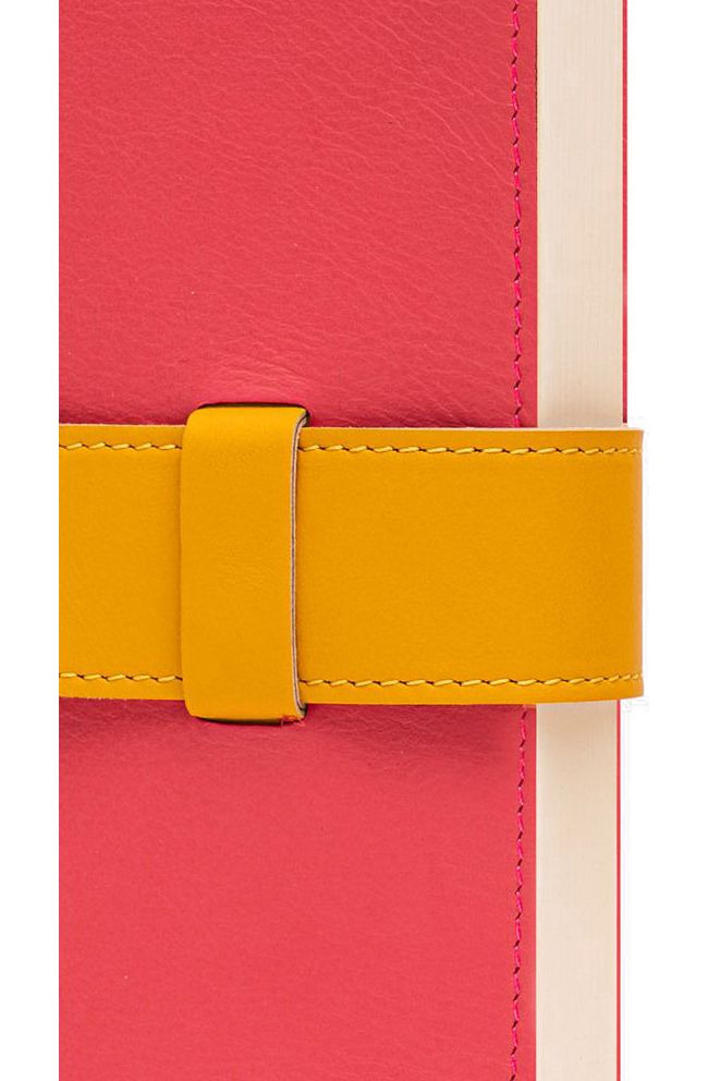 Pink Genuine Leather Journal with Snap | Paper Source