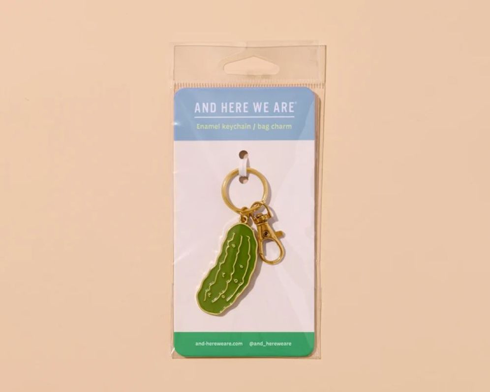 Enamel Keychain & Bag Charm?Pickle