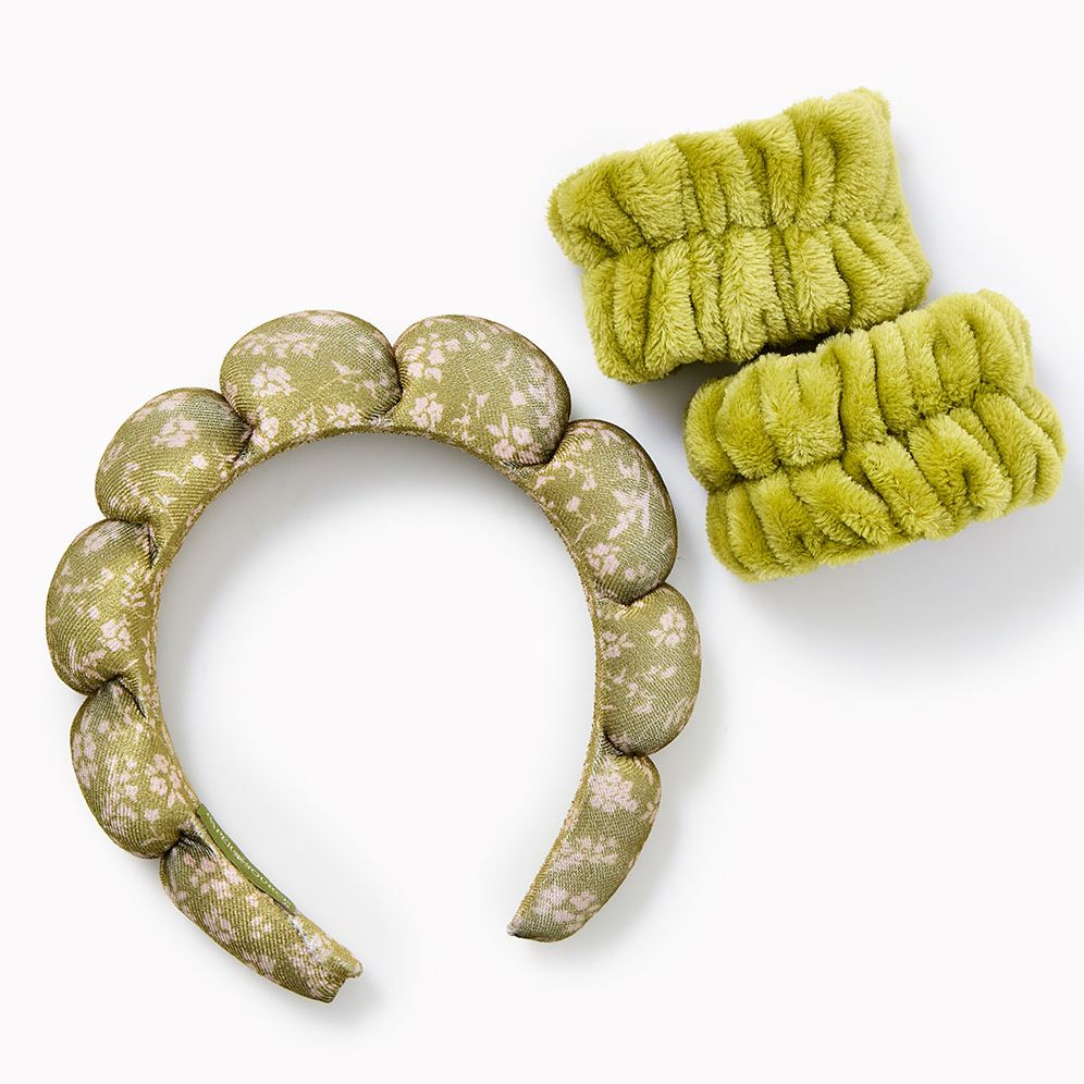 Floral Headband & Wristband Set
