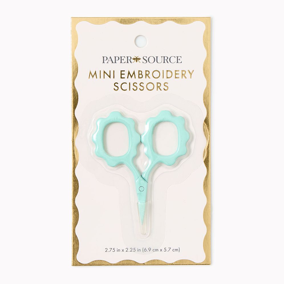 Mini Mint Embroidery Scissors