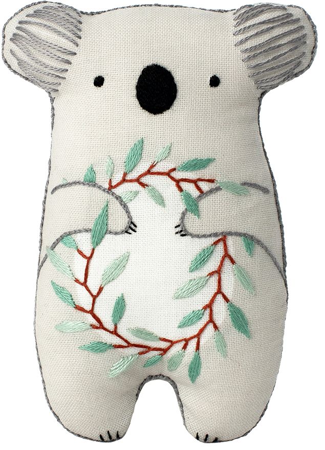 Koala - DIY Embroidered Doll Kit