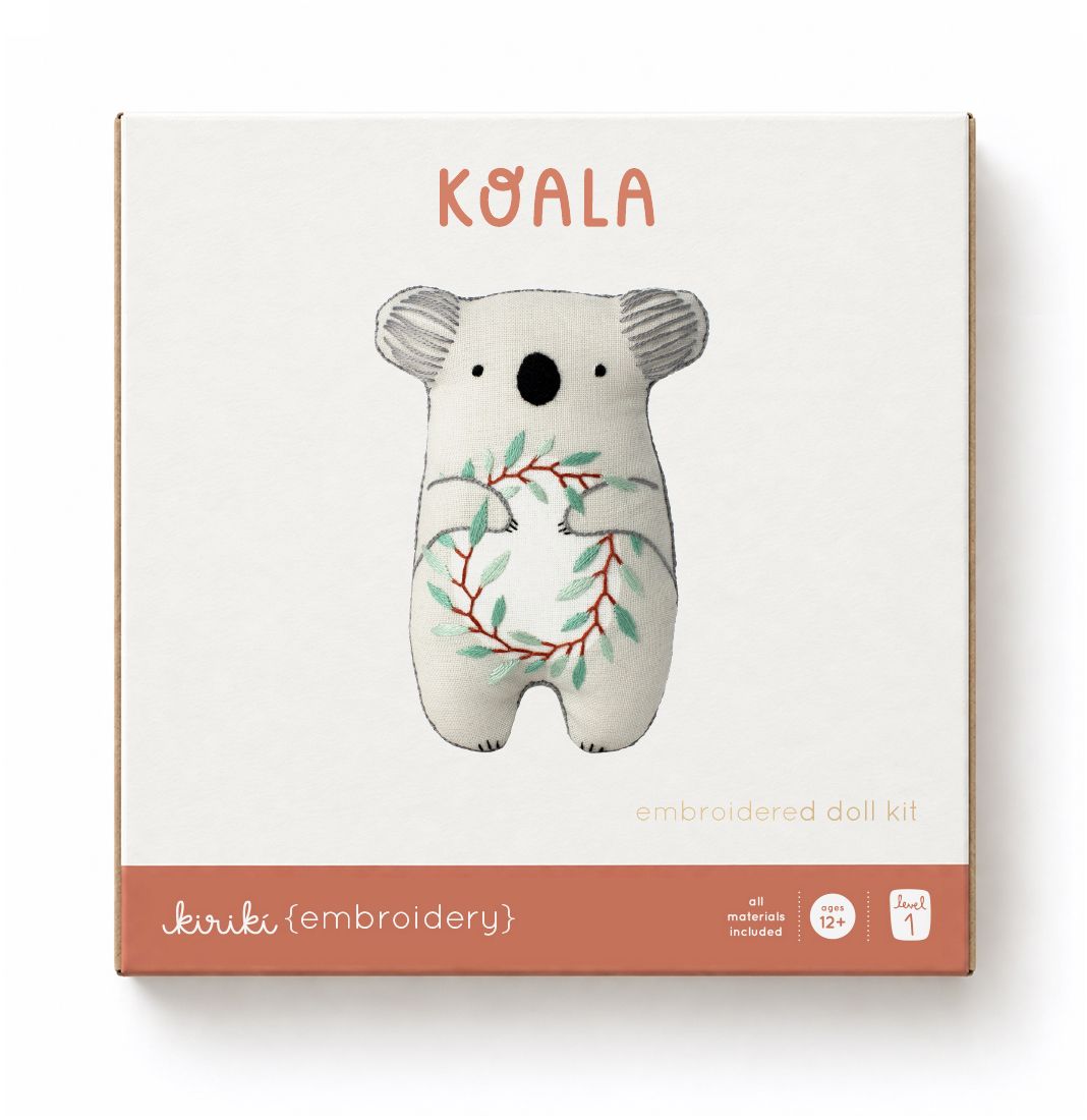 Koala - DIY Embroidered Doll Kit