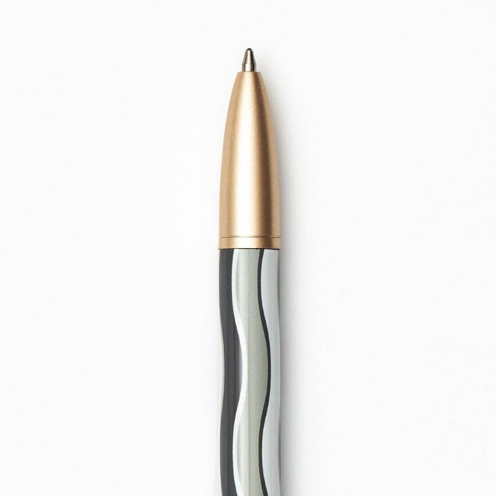 PS Collection Gray Wavy Ballpoint Pen S/2