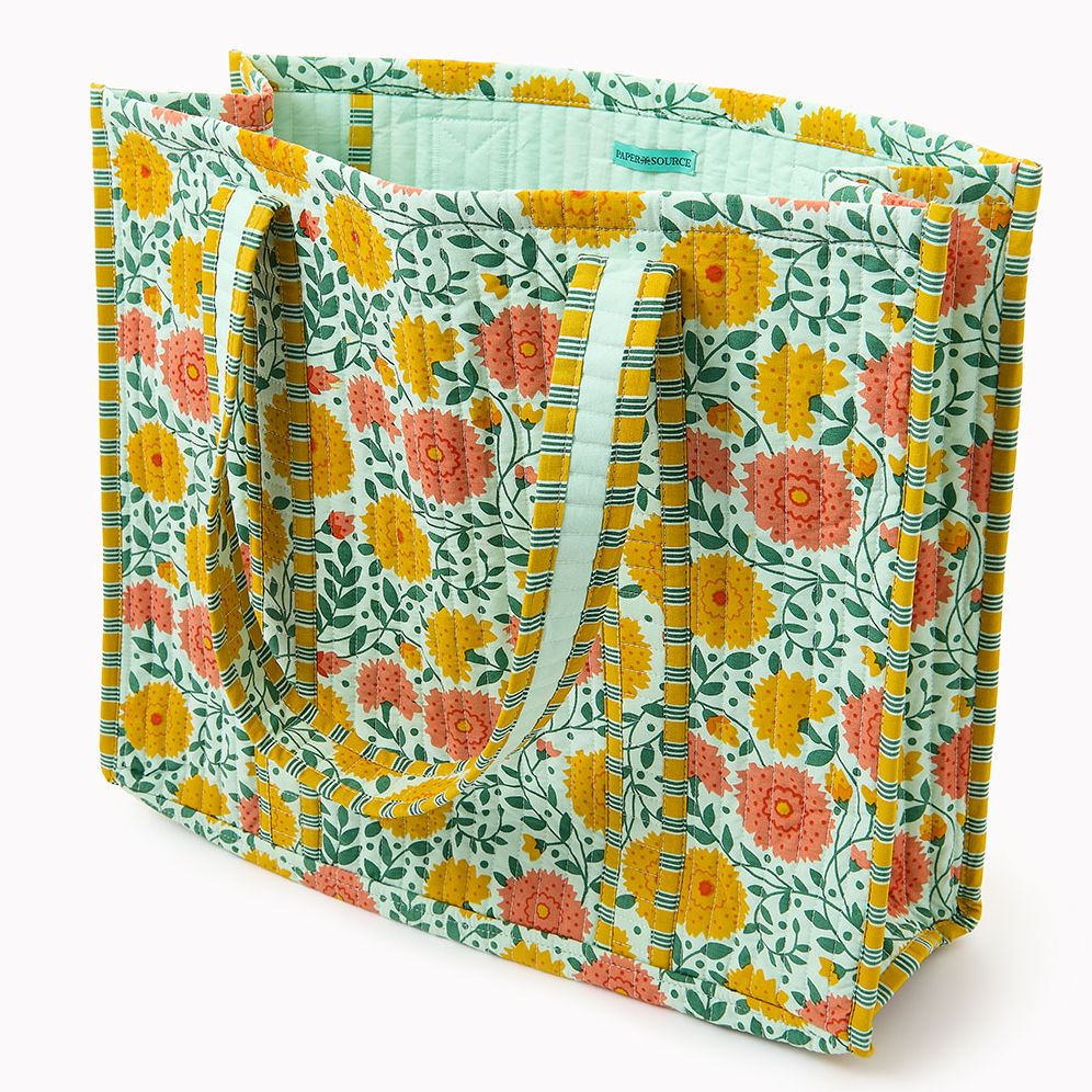Multi Pattern Quilt Tote