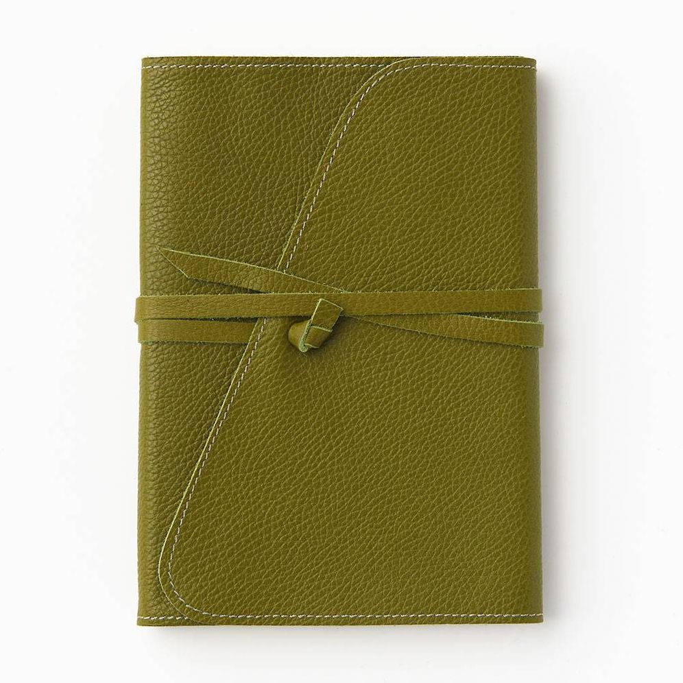 Paper Source Leather-Bound Journal with Lined Pages
