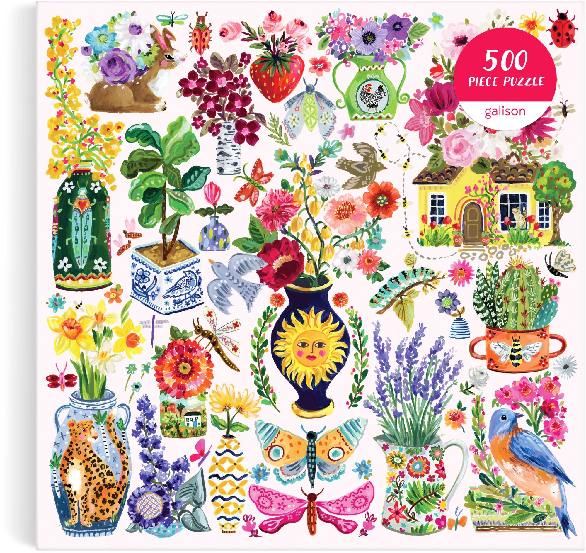Buzzy Bouquets 500 Piece Puzzle | Paper Source