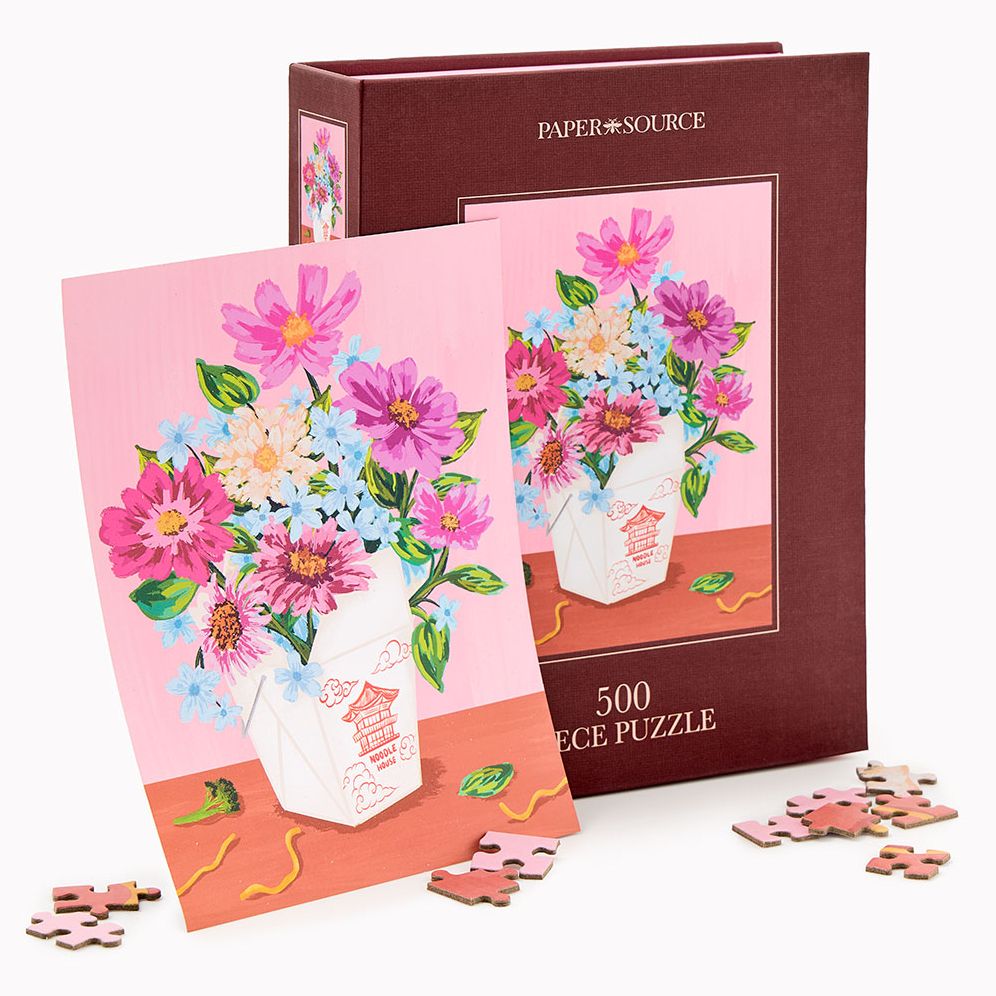 PS Takeout Bouquet 500pc Book Puzzle | Paper Source