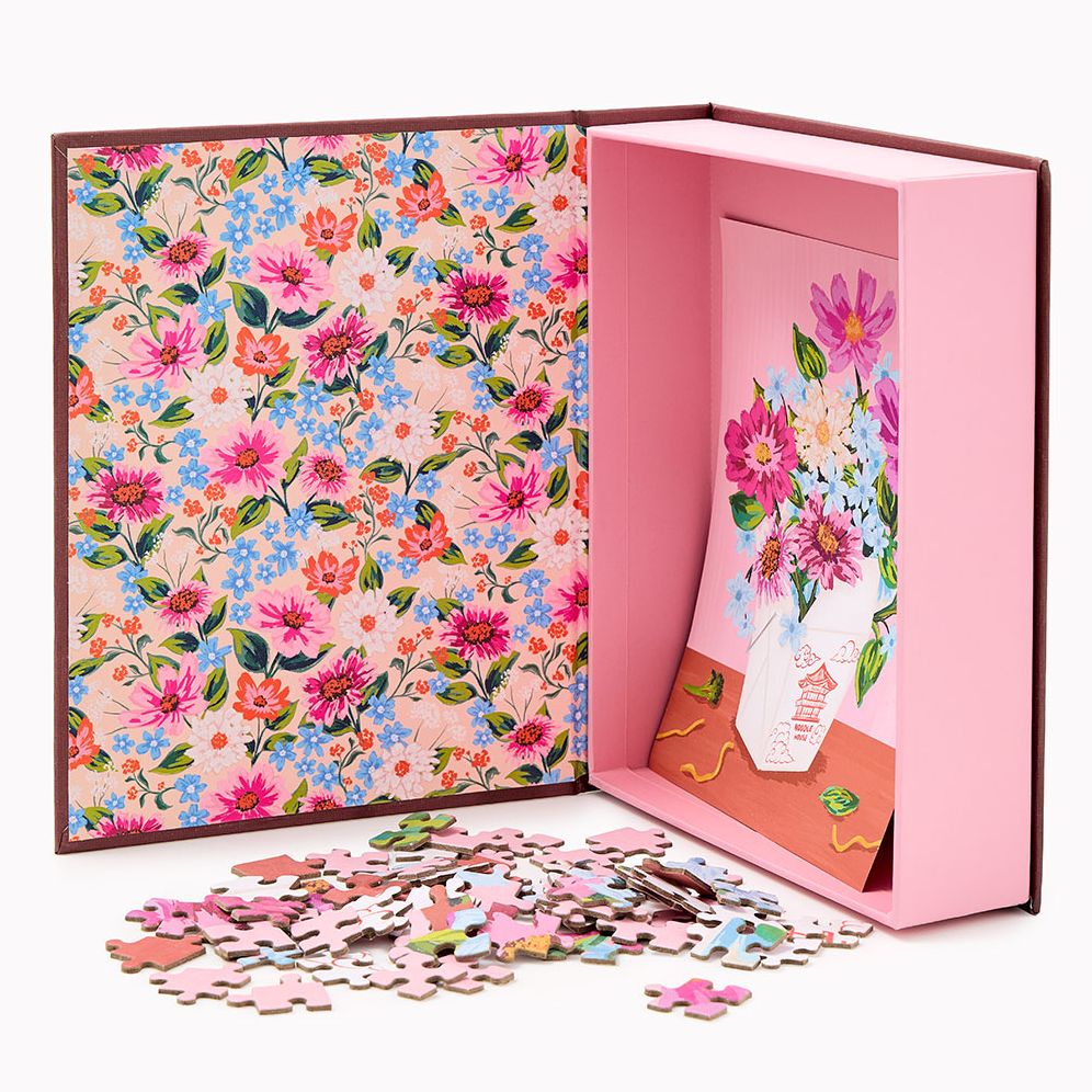 DELICOTRILOGY、BLOSSOMS 2冊セット PS Takeout Bouquet 500pc Book Puzzle | Paper Source
