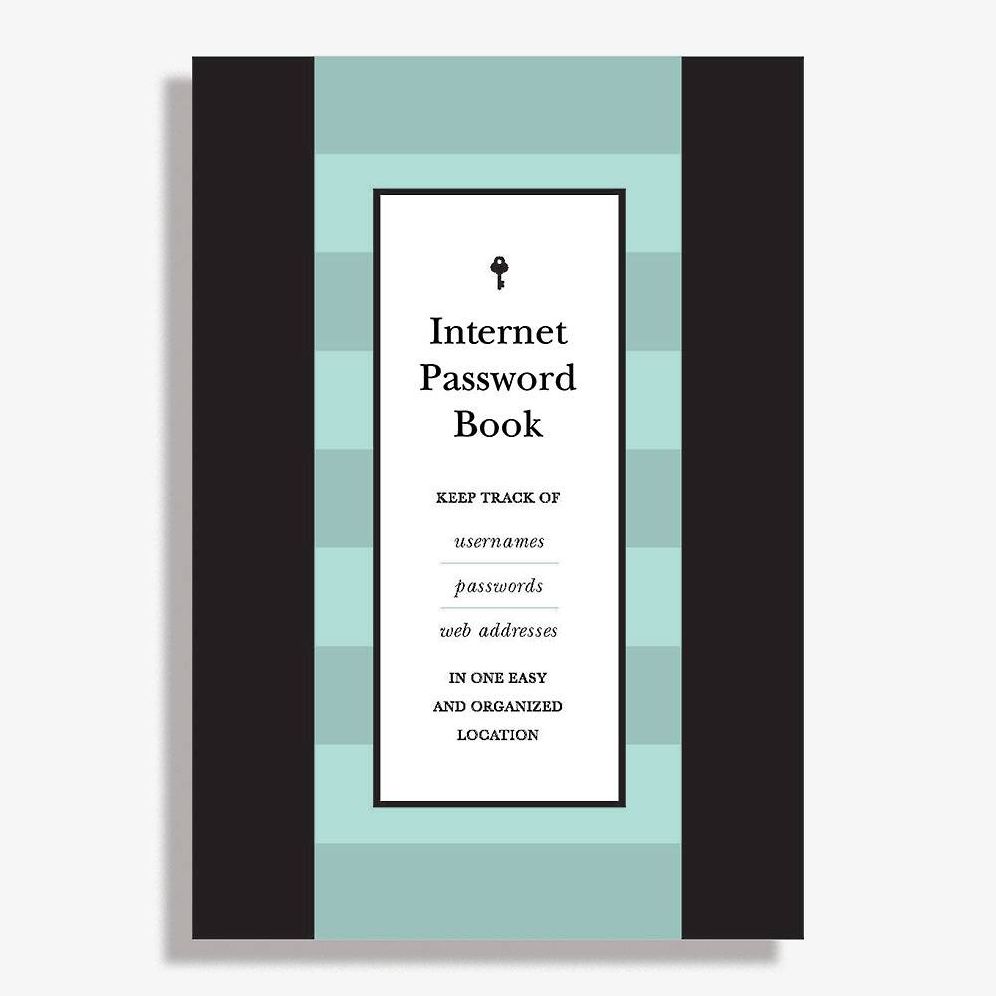 Internet Password Book: Keep Track of Usernames, Passwords, and Web Addresses in One Easy and Organized Location