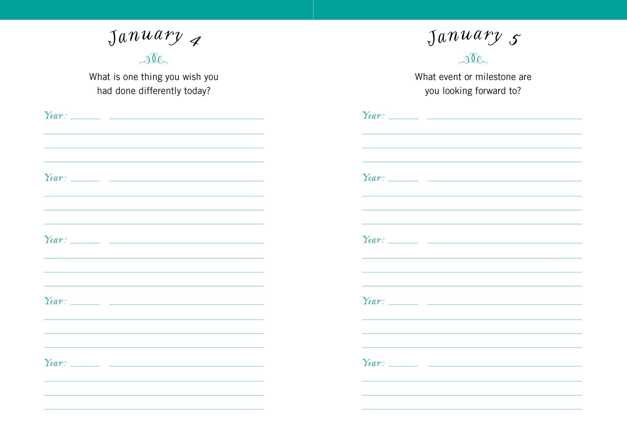 One Question a Day (Floral): A Five-Year Journal