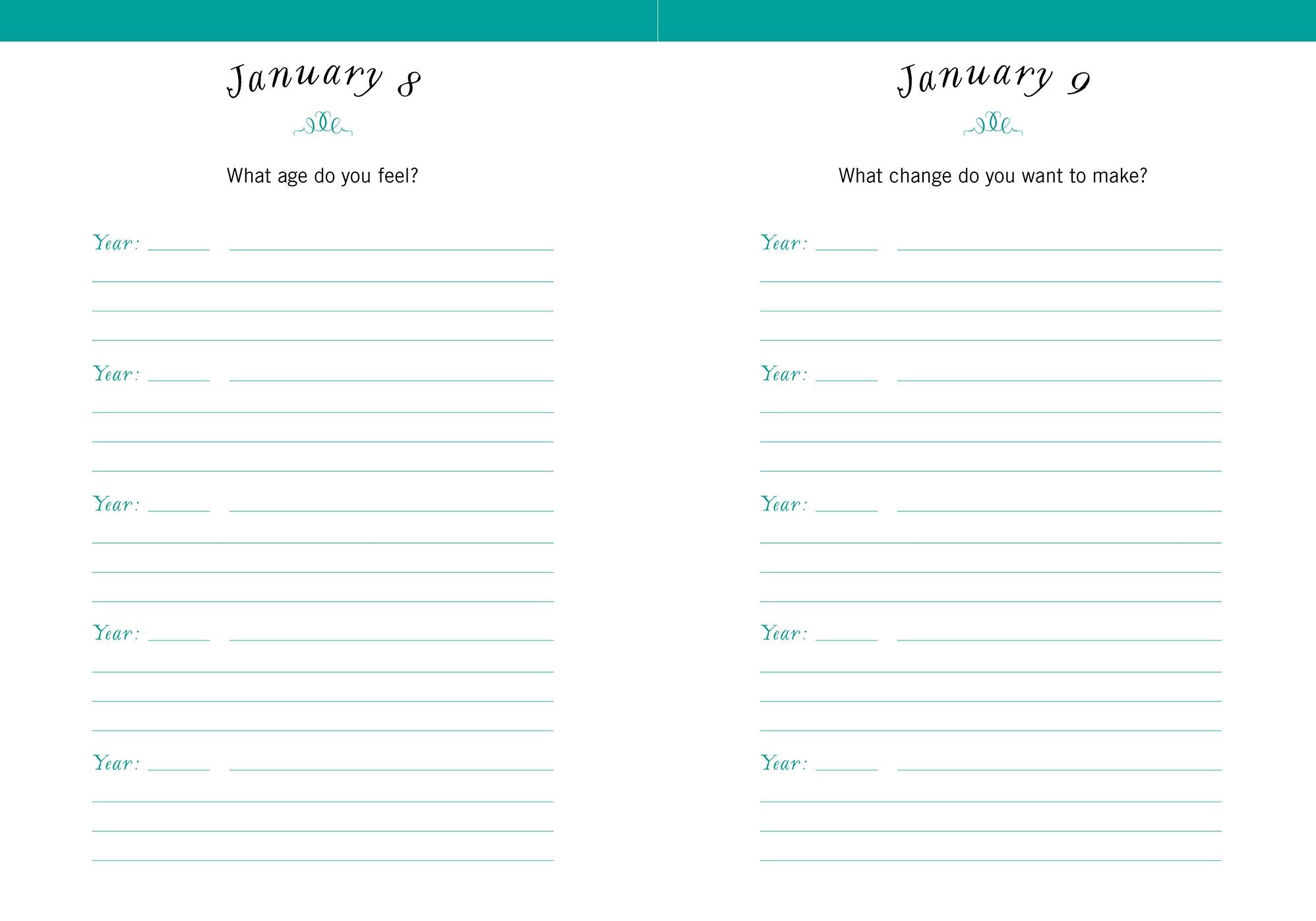 One Question a Day (Floral): A Five-Year Journal
