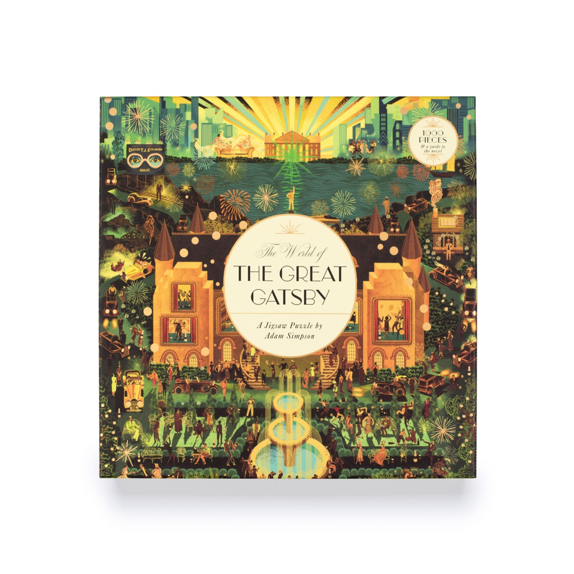 The World of The Great Gatsby 1000 Piece Puzzle: A jigsaw by Adam Simpson