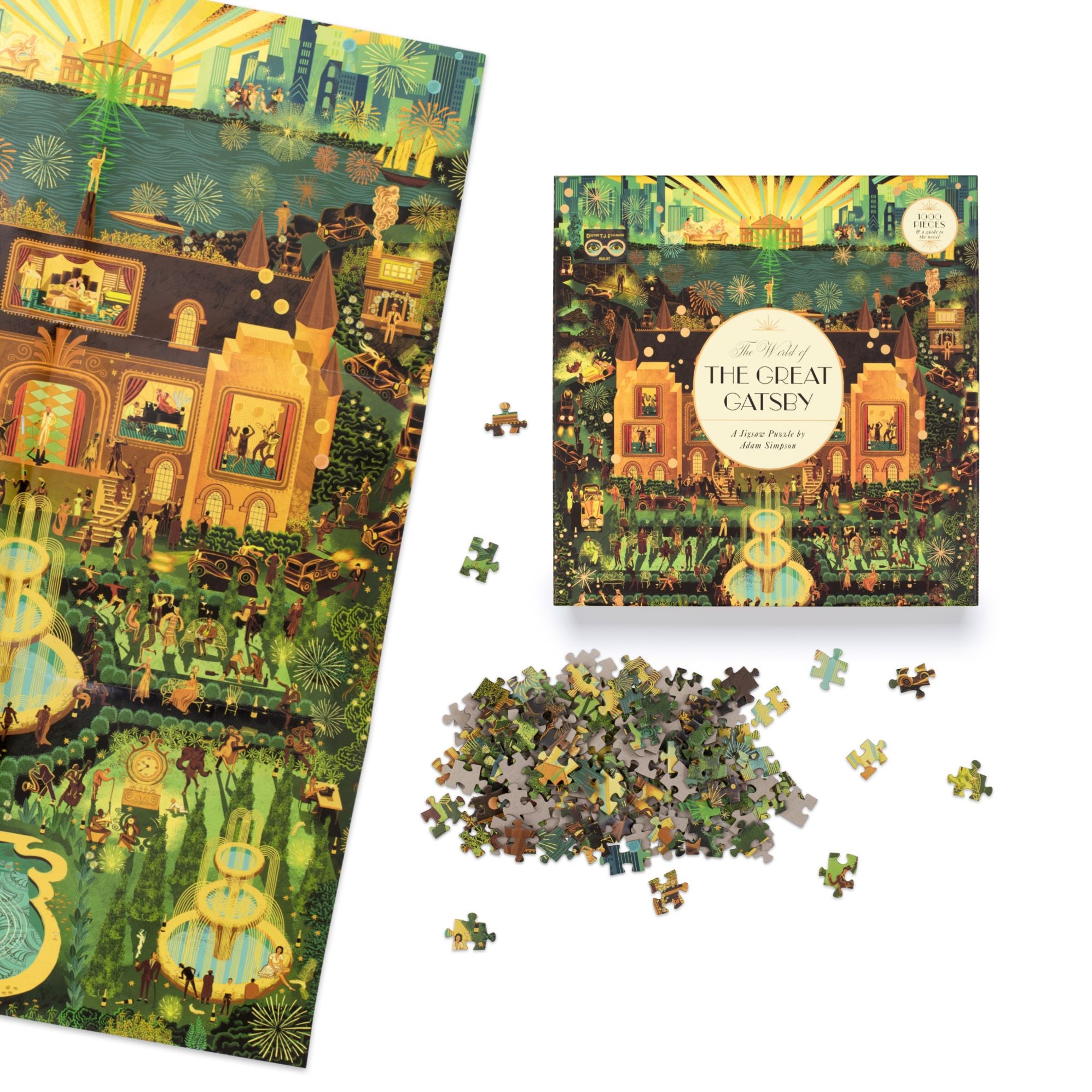 The World of The Great Gatsby 1000 Piece Puzzle: A jigsaw by Adam